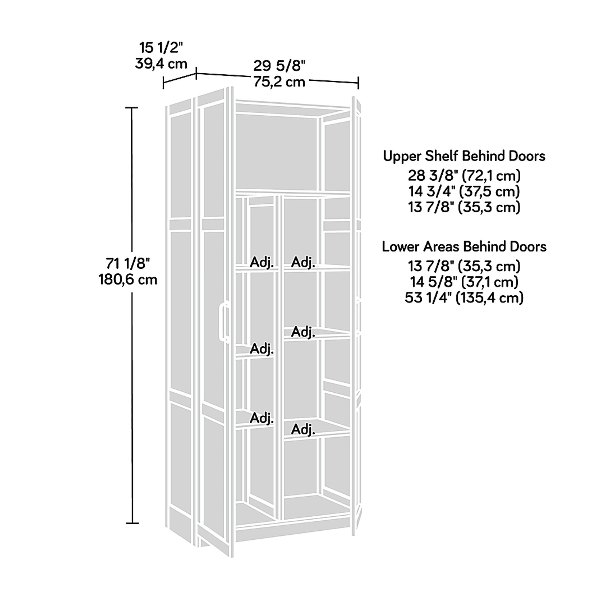 Cliffhouse Brown Storage Cabinet - Image 5