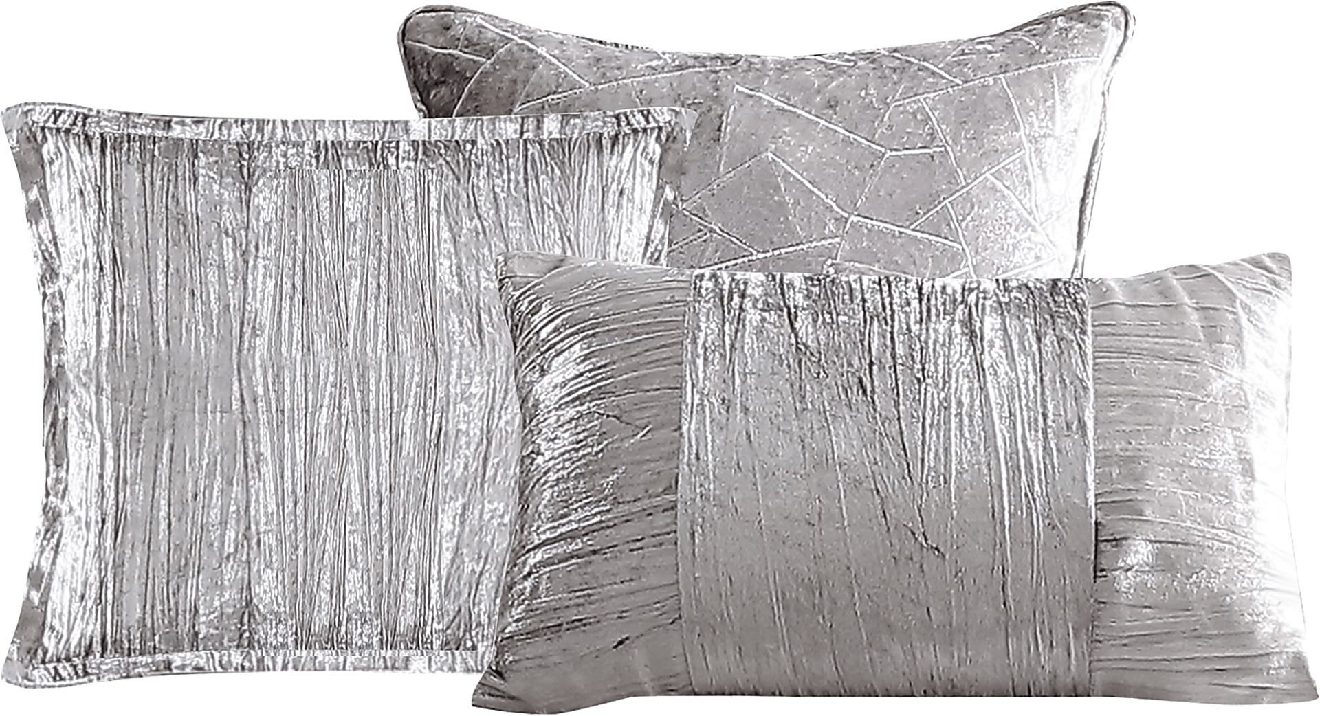 Cliffland Silver 7 Pc King Comforter Set - Image 4
