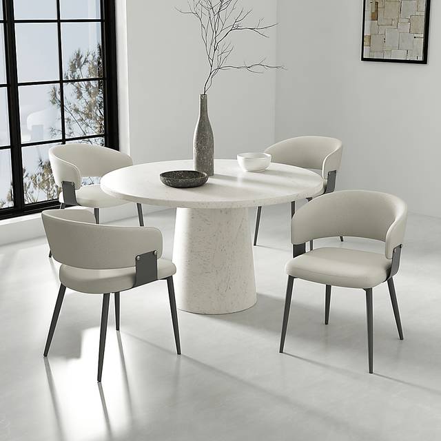 Cliffoods Oatmeal Arm Chair - Thumbnail - Image 3