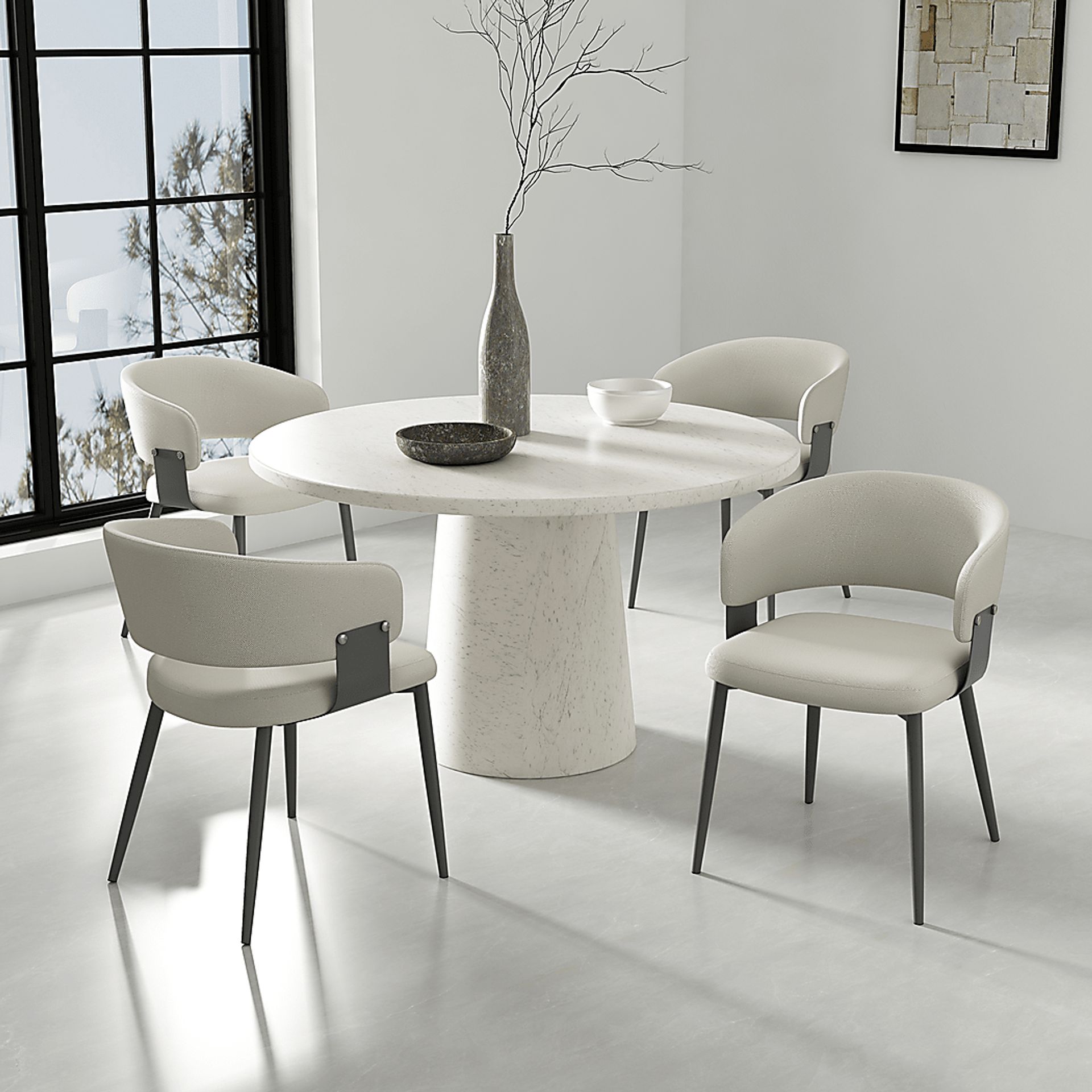Cliffoods Oatmeal Arm Chair - Image 3