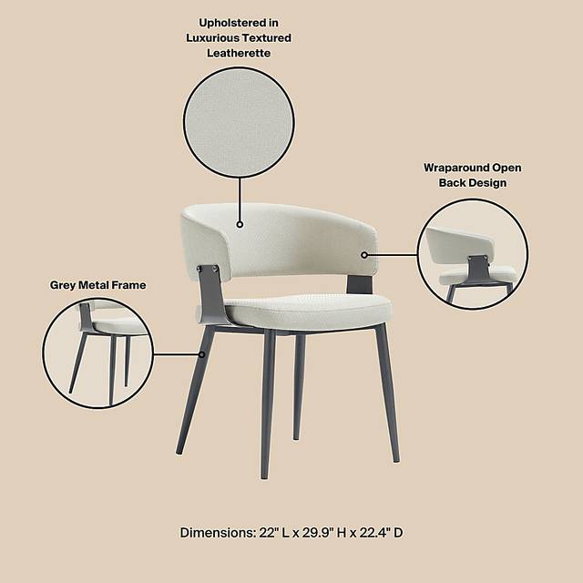 Cliffoods Oatmeal Arm Chair - Thumbnail - Image 6