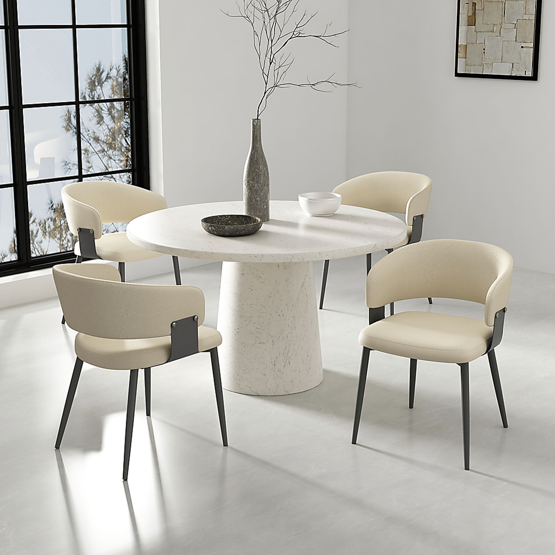 Cliffoods Sand Brown Arm Chair - Image 2