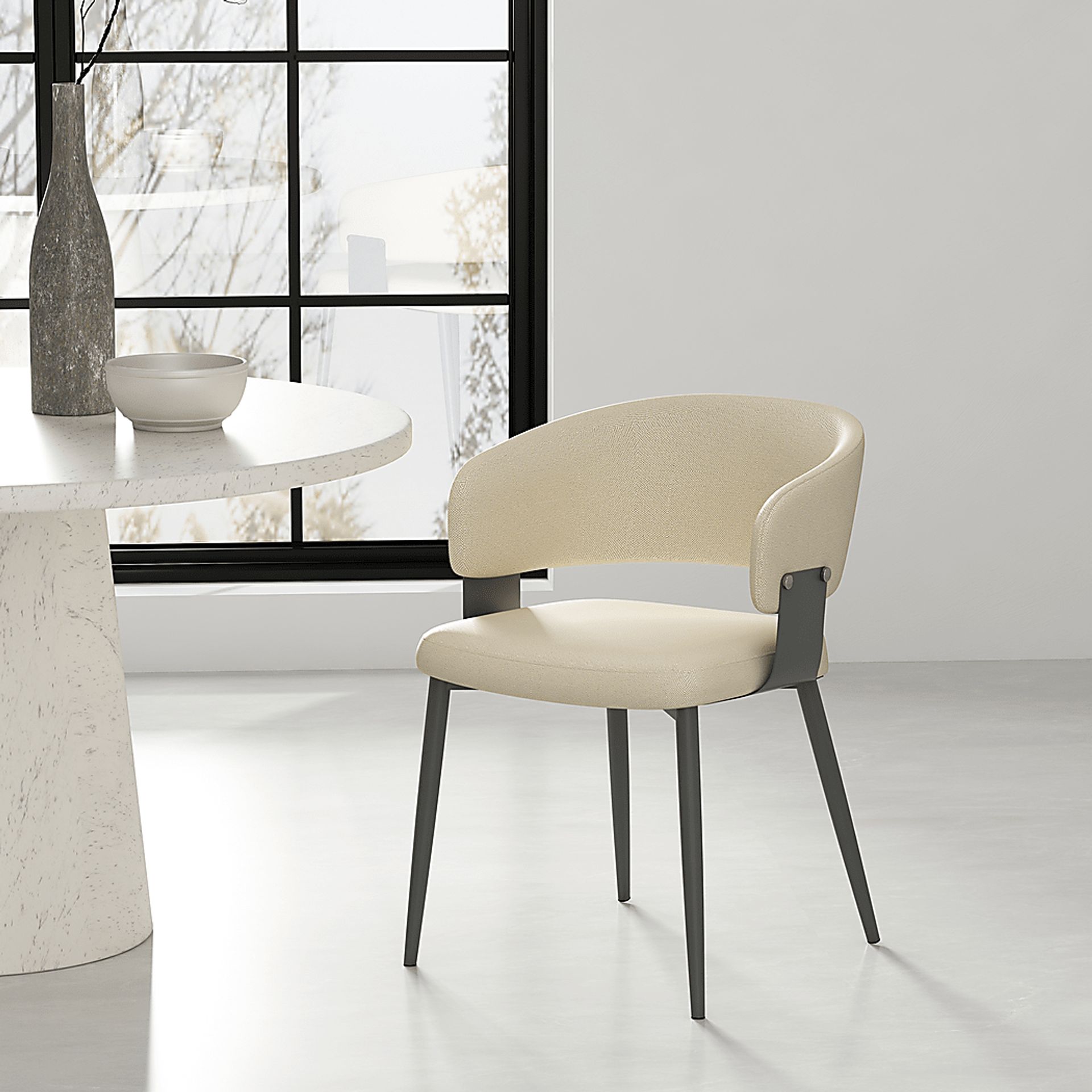 Cliffoods Sand Brown Arm Chair - Image 3