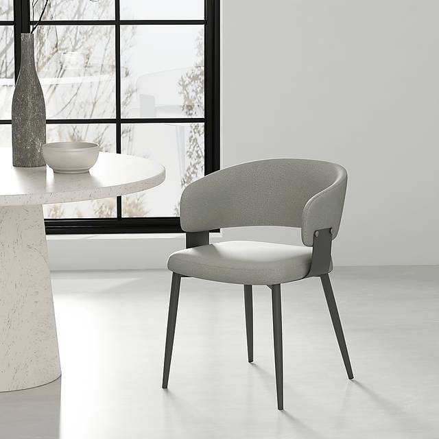 Cliffoods Stone Gray Arm Chair - Thumbnail - Image 2