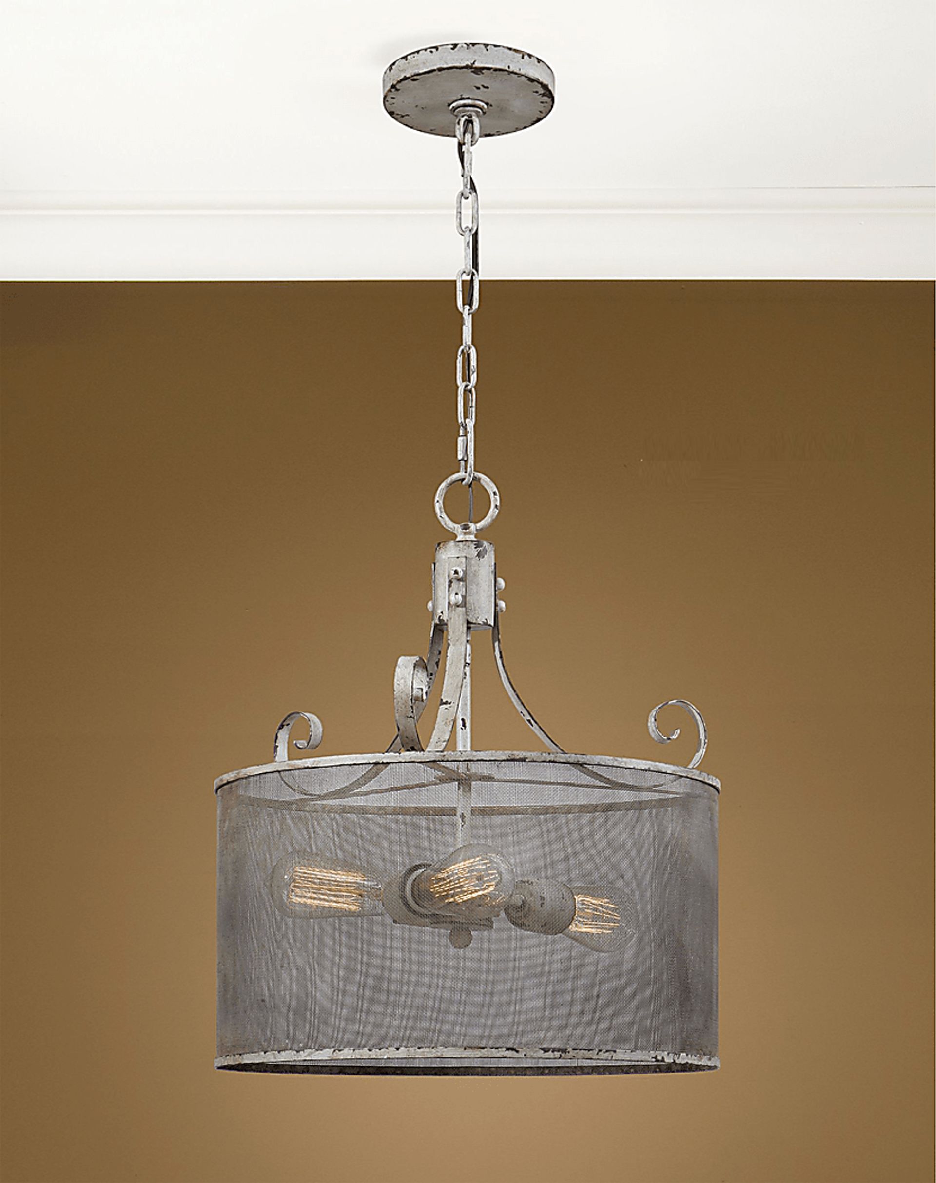 Cliffside Cove White Pendant - Image 2
