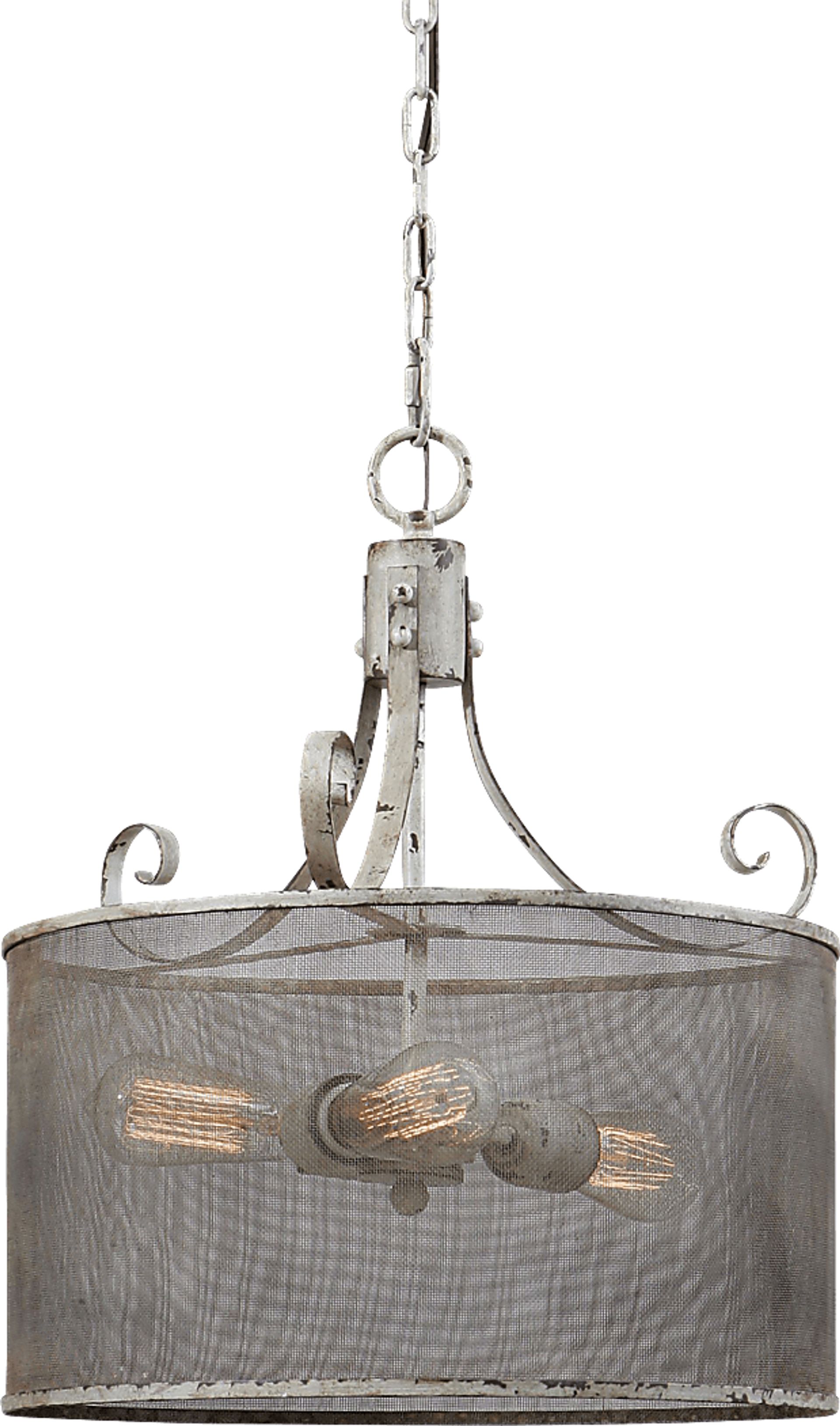 Cliffside Cove White Pendant - Image 1