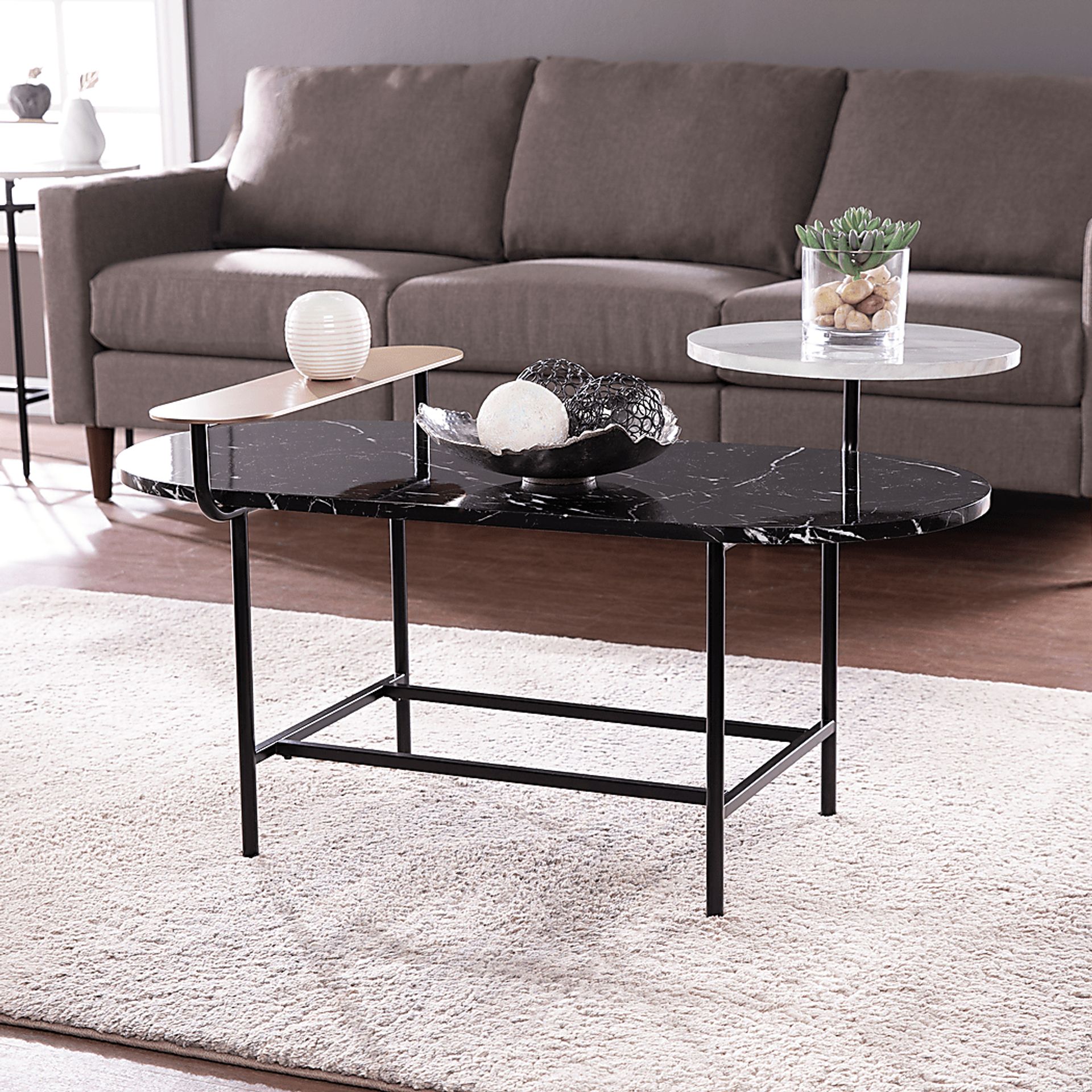 Cliffwood Black Cocktail Table - Image 4