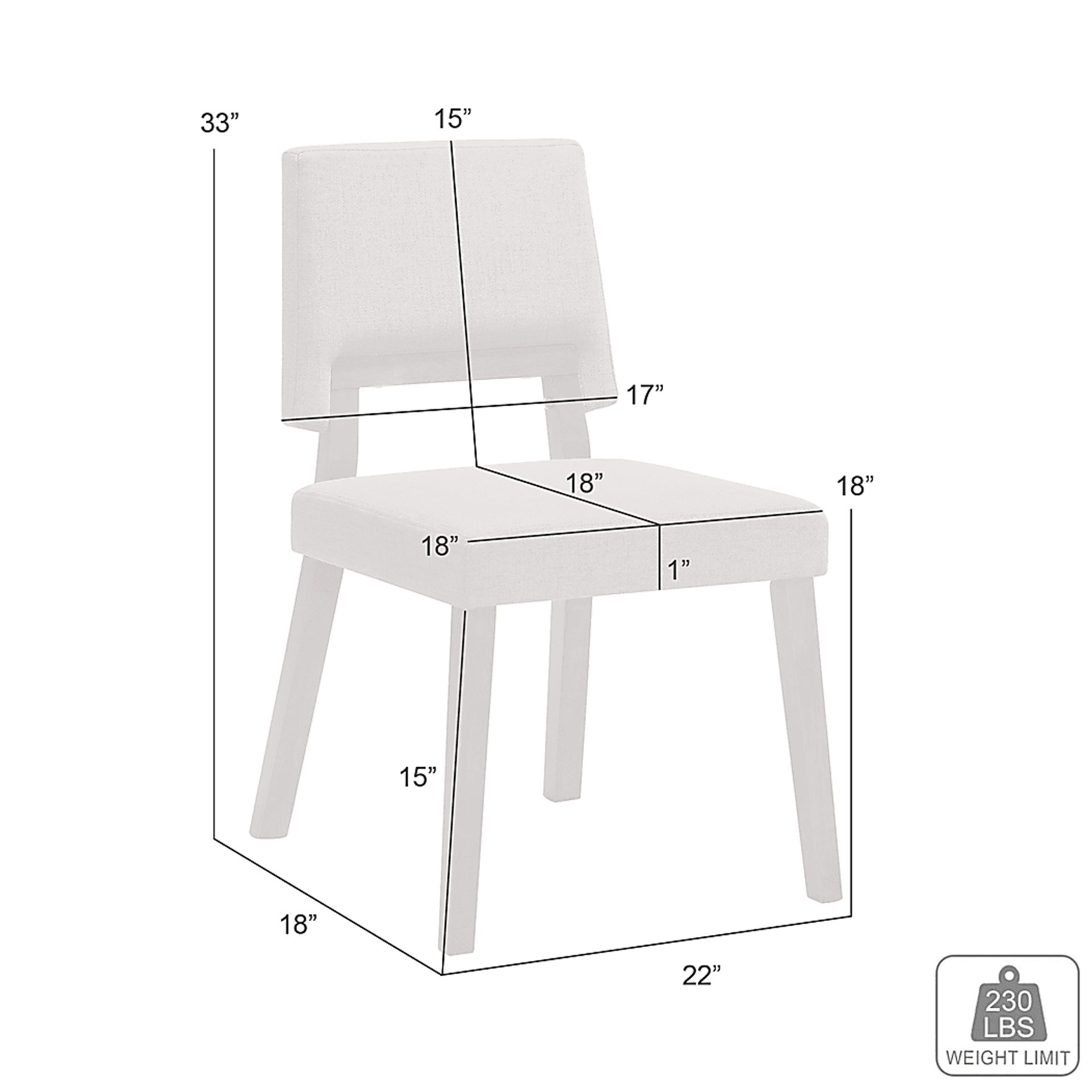 Cliffytales I Orange Dining Chair, Set of 2 - Image 8