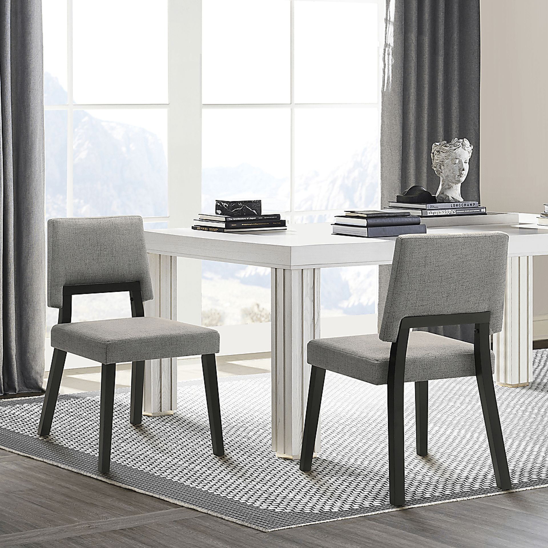 Cliffytales II Gray Dining Chair, Set of 2 - Image 2