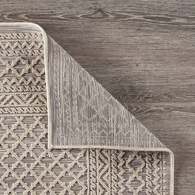 Clifmond Natural,Tan 5' x 7' Indoor,Outdoor Rug - Thumbnail - Image 6