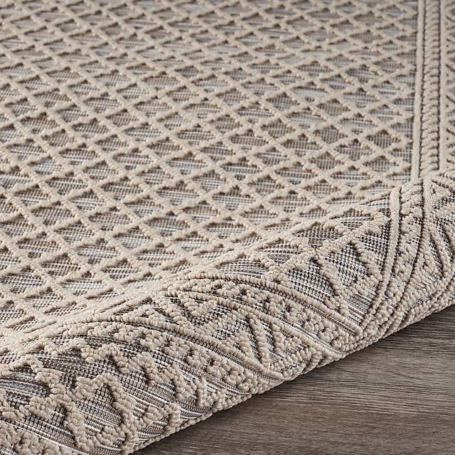 Clifmond Natural,Tan 5' x 7' Indoor,Outdoor Rug - Thumbnail - Image 7