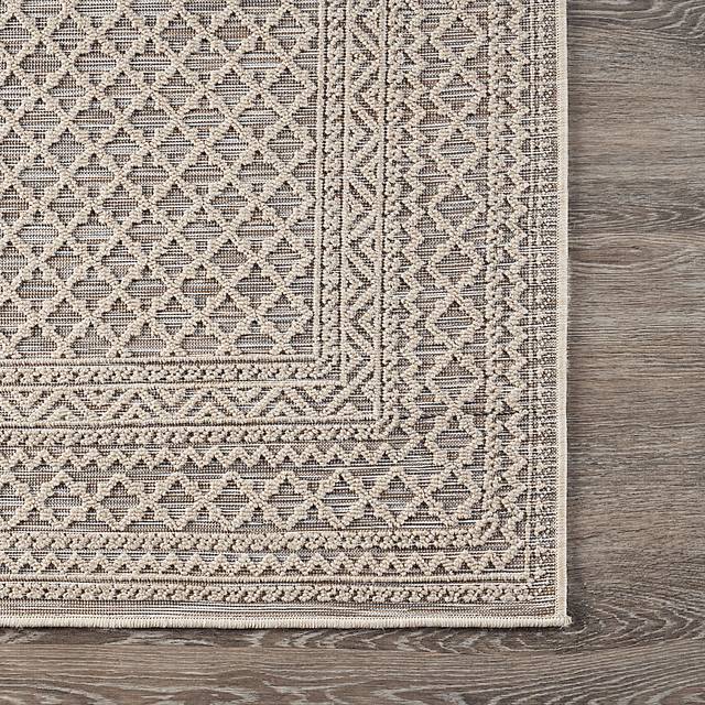 Clifmond Natural,Tan 5' x 7' Indoor,Outdoor Rug - Thumbnail - Image 8