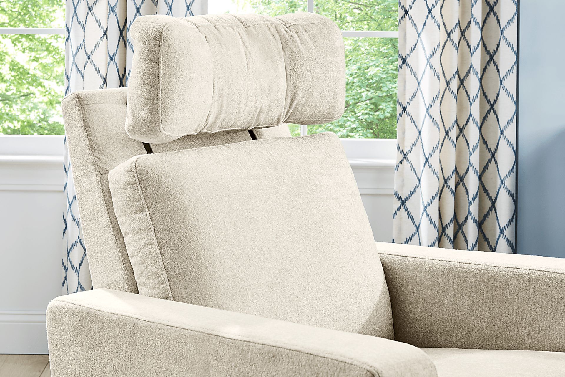 Clifton Gray Dual Power Swivel Glider Recliner - Image 9