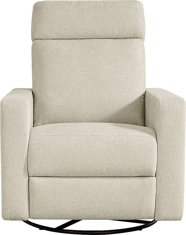 Clifton Gray Dual Power Swivel Glider Recliner - Thumbnail - Image 2