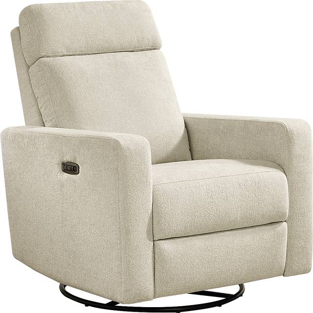 Clifton Gray Dual Power Swivel Glider Recliner - Thumbnail - Image 3