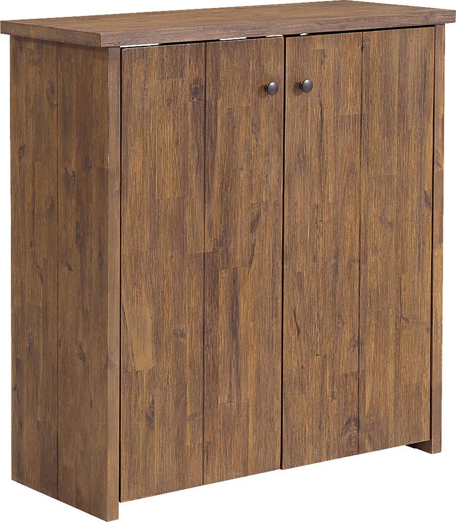 Clintom Natural Accent Shoe Storage Cabinet