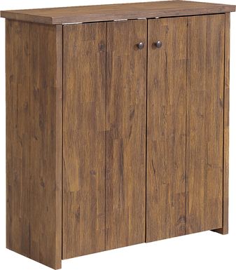 Clintom Natural Accent Shoe Cabinet