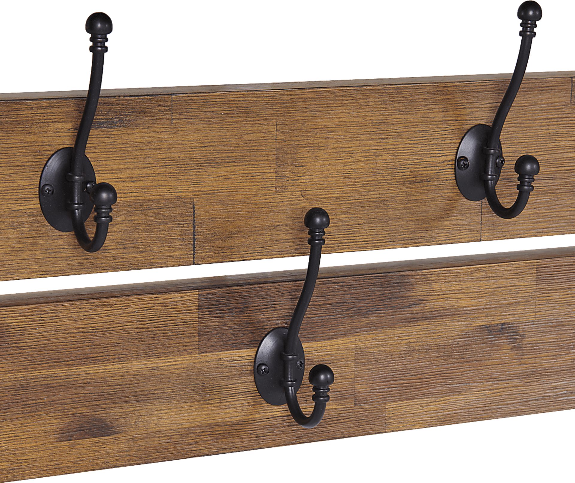 Clintom Natural Coat Hook with Shelf - Image 4
