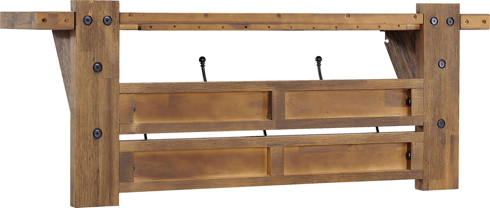 Clintom Natural Coat Hook with Shelf - Image 6
