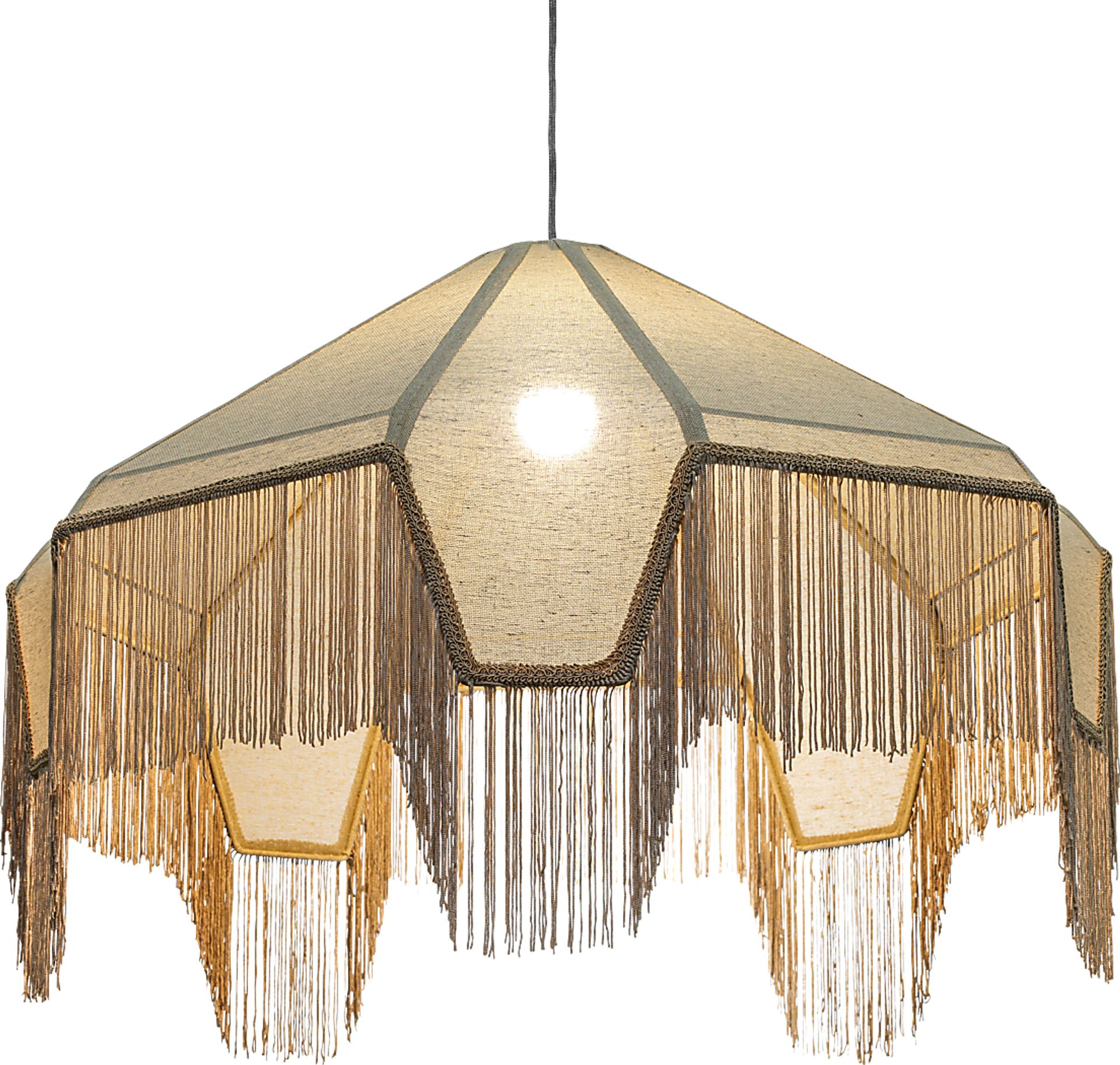 Clio Beige Pendant - Image 2