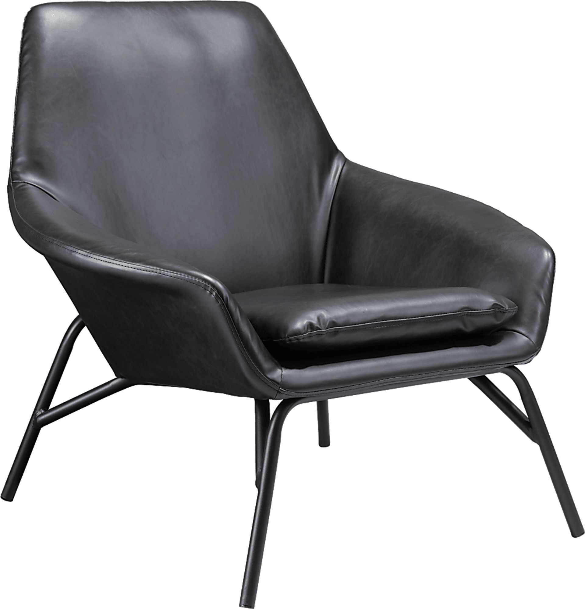 Clogia Black Accent Chair - Image 5