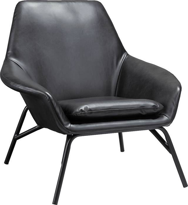 Clogia Black Accent Chair - Thumbnail - Image 1