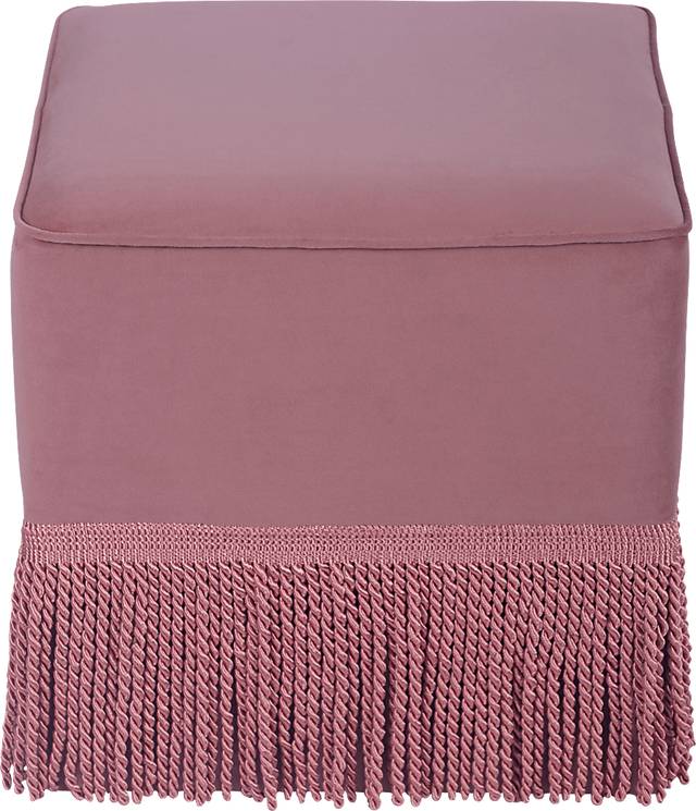 Clonce Mauve Ottoman - Thumbnail - Image 4