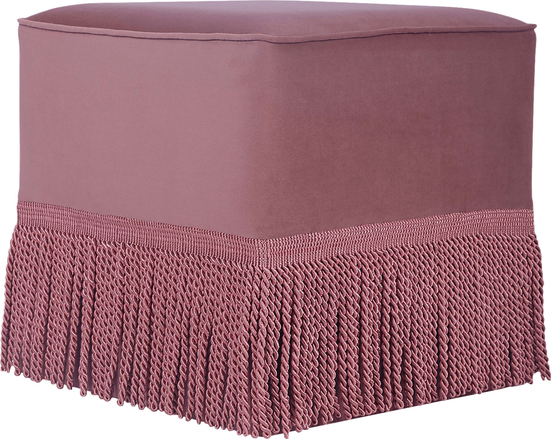 Clonce Mauve Ottoman - Image 1
