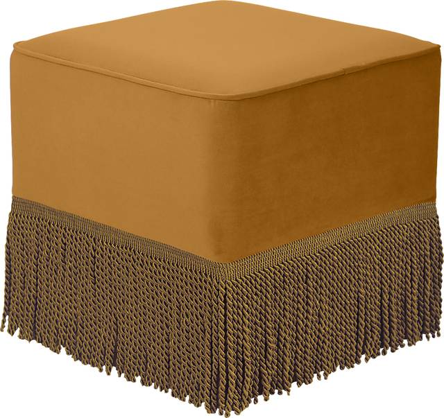 Clonce Yellow Ottoman - Thumbnail - Image 1