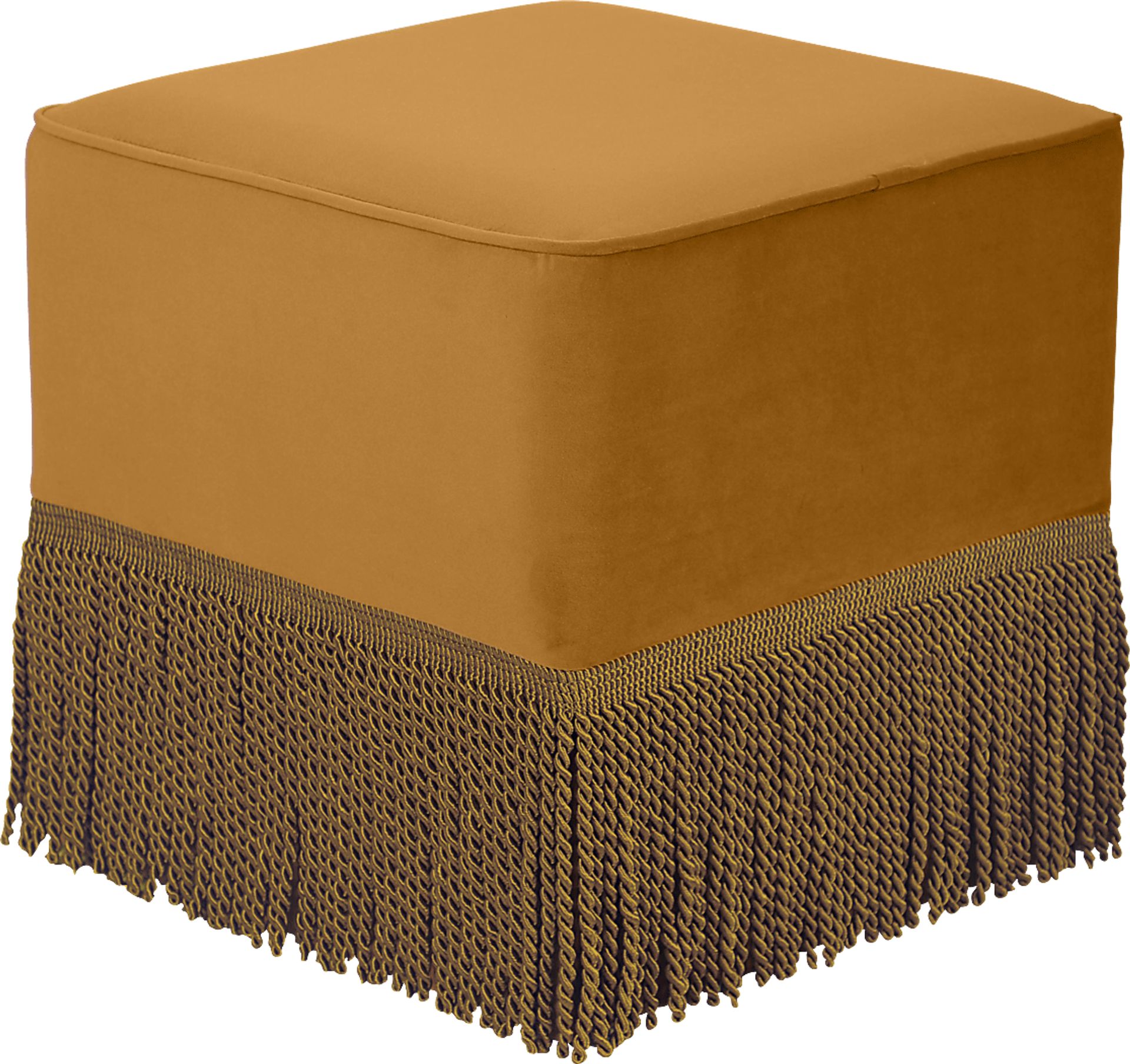 Clonce Yellow Ottoman - Image 1