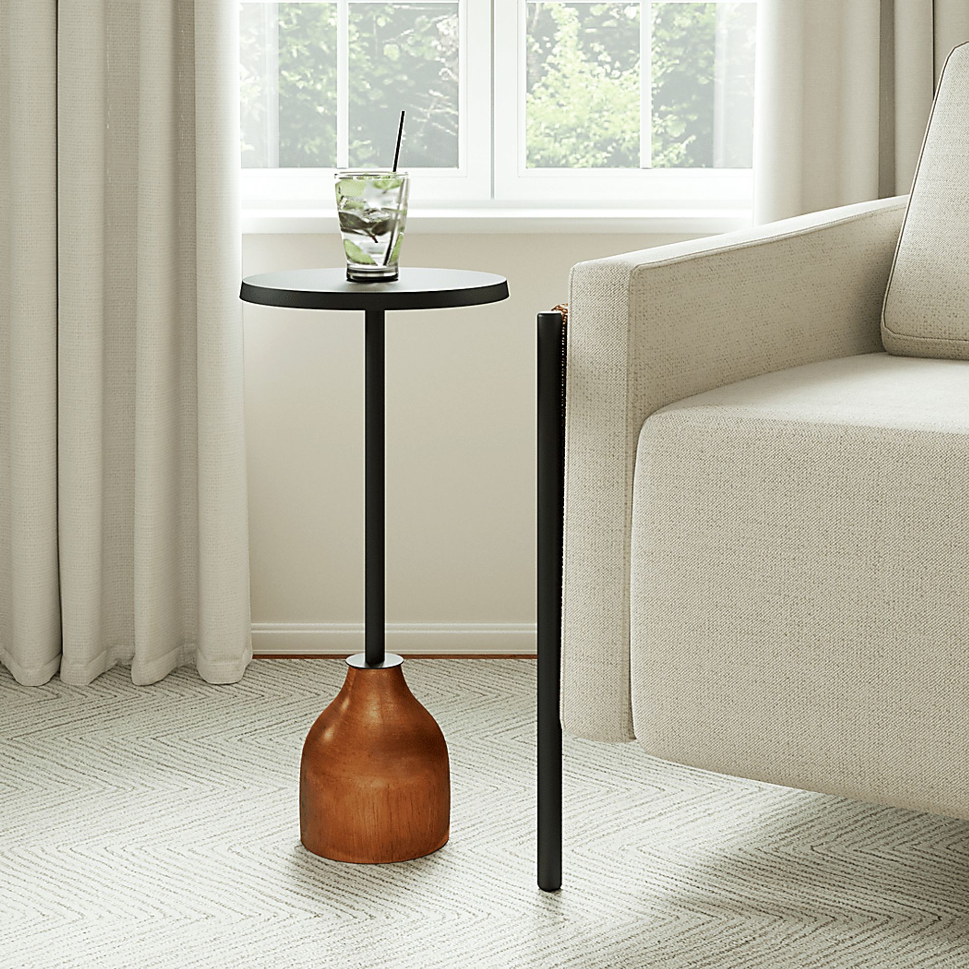 Clonia Black Accent Table - Image 2