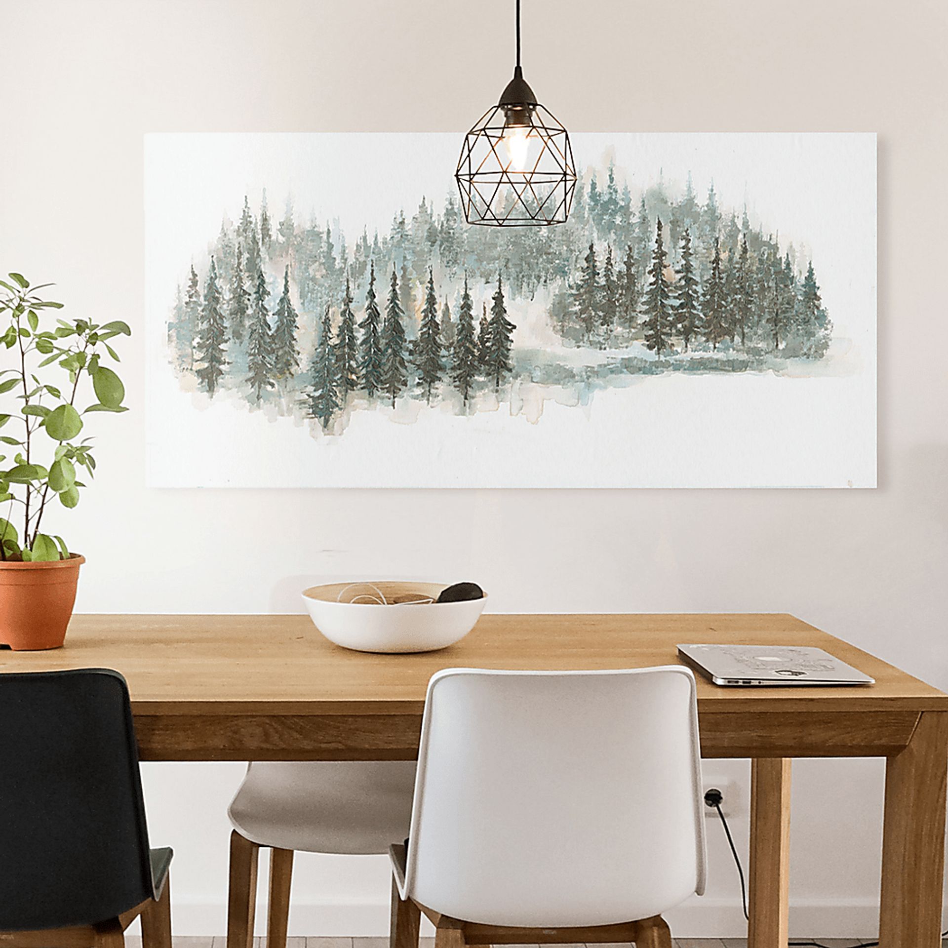 Clonmel Gray Canvas Wall Art - Image 2