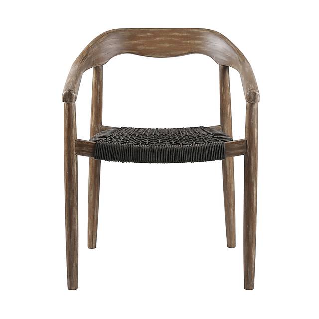 Clorelle Charcoal Outdoor Arm Chair, Set of 2 - Thumbnail - Image 4