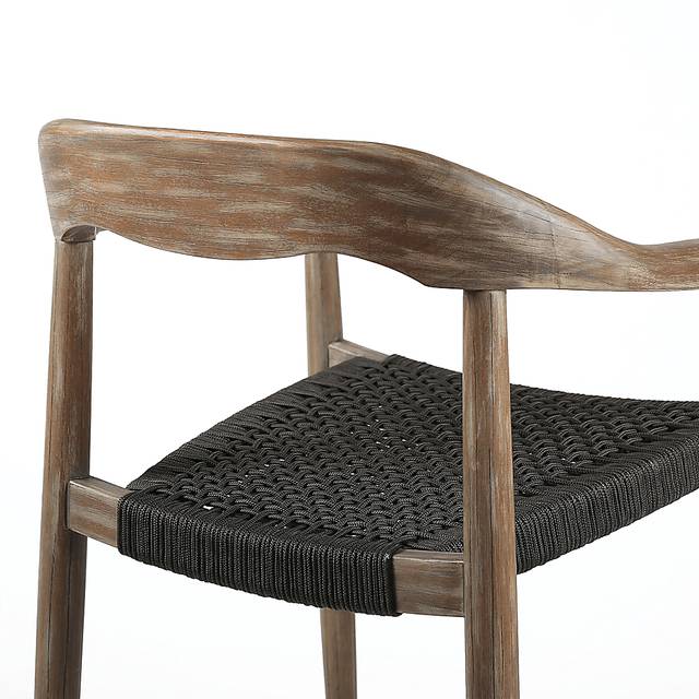 Clorelle Charcoal Outdoor Arm Chair, Set of 2 - Thumbnail - Image 5