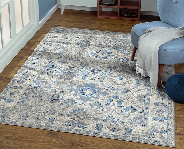 Closhire Blue 5' x 7' Rug - Thumbnail - Image 2