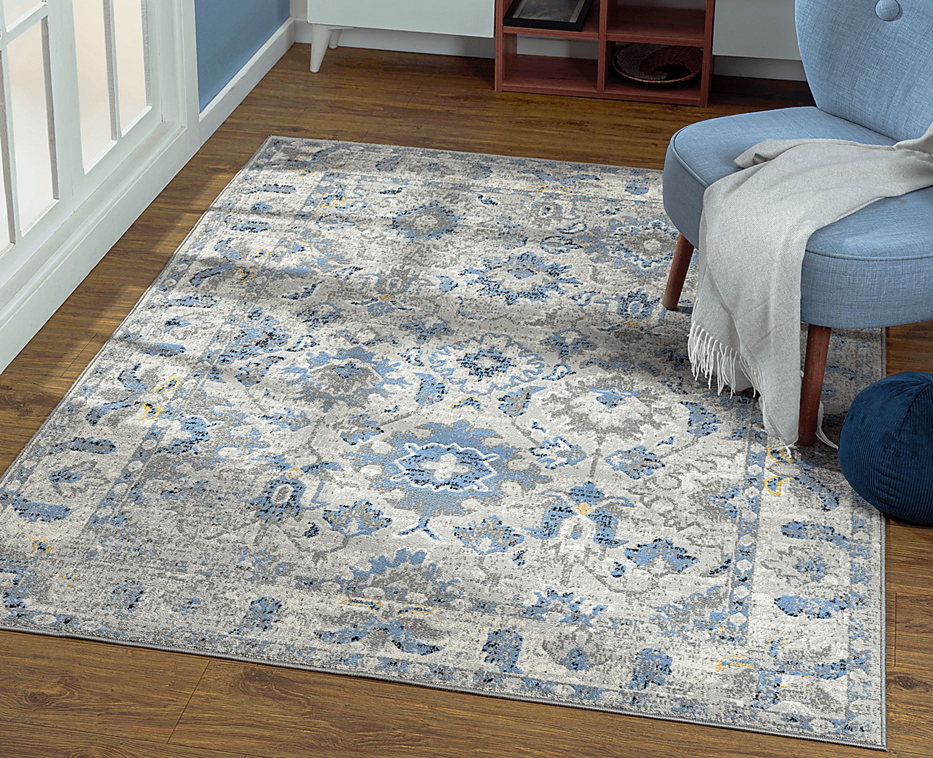 Closhire Blue 5' x 7' Rug - Image 2