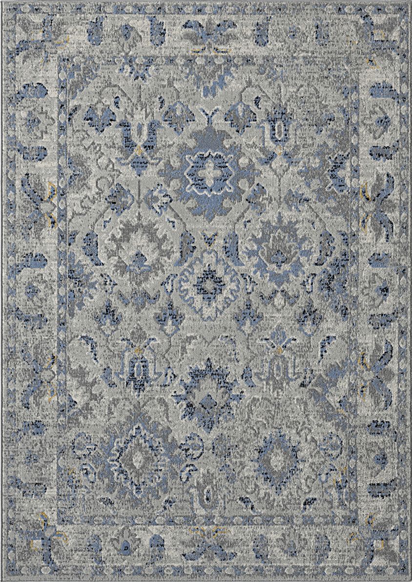 Closhire Blue 7'9 x 9'9 Rug