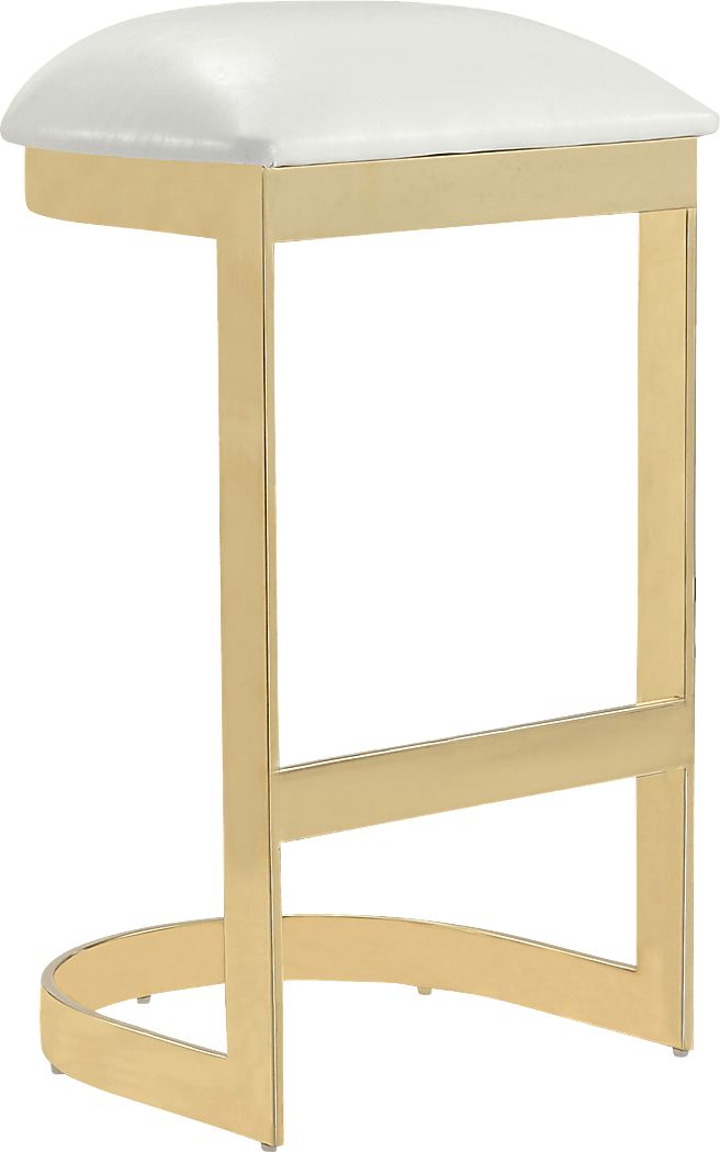 Clostermen White Barstool