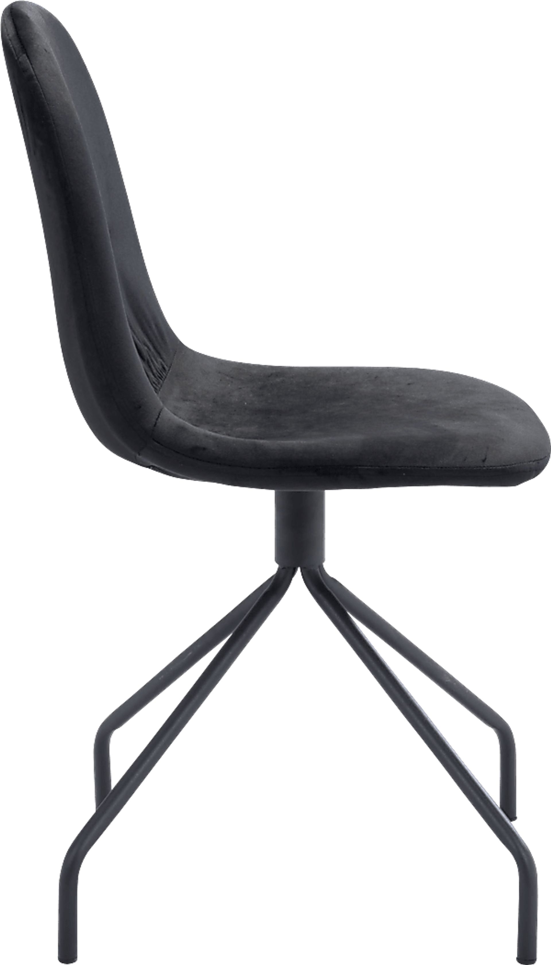 Clotilde Black Side Chair - Image 2