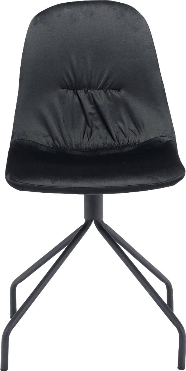 Clotilde Black Side Chair - Thumbnail - Image 3