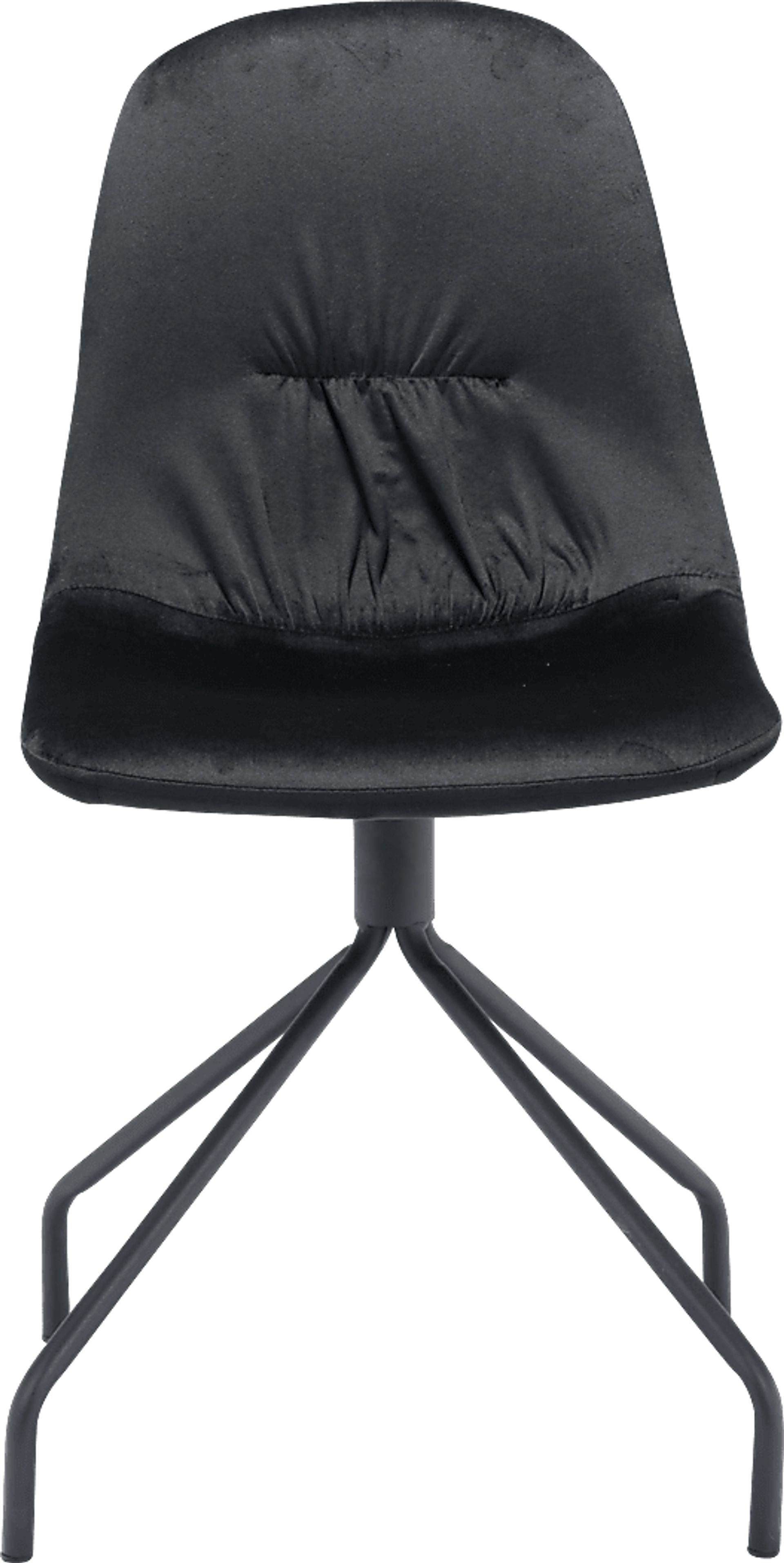 Clotilde Black Side Chair - Image 3