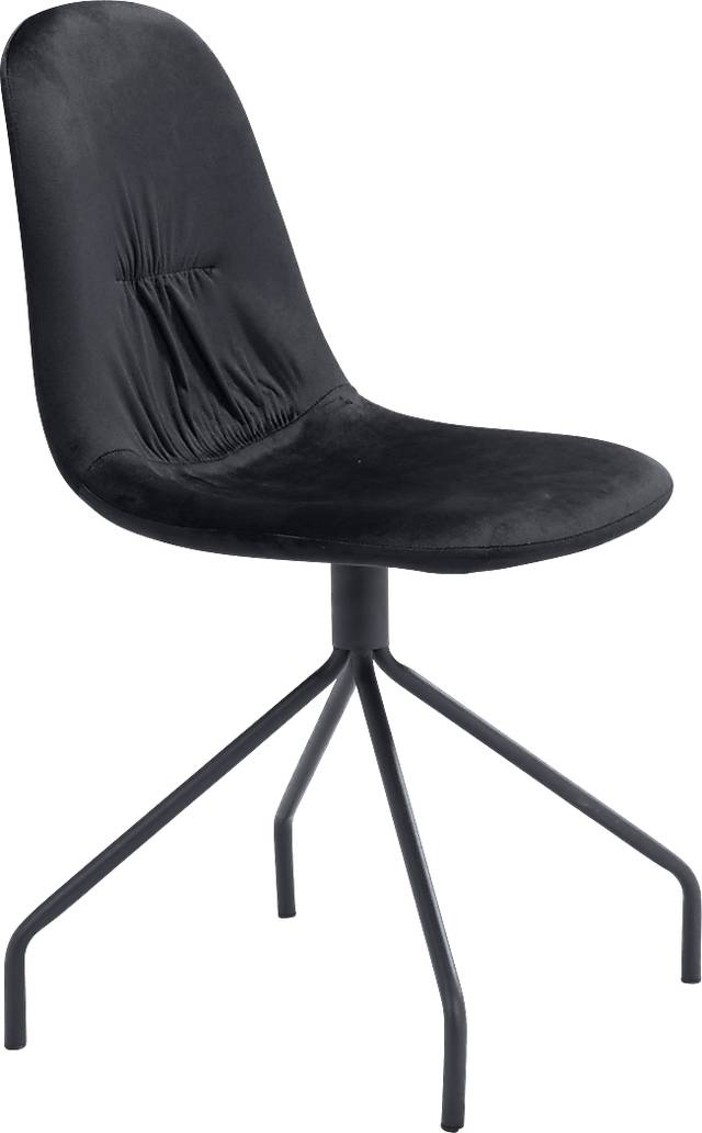 Clotilde Black Side Chair - Thumbnail - Image 1