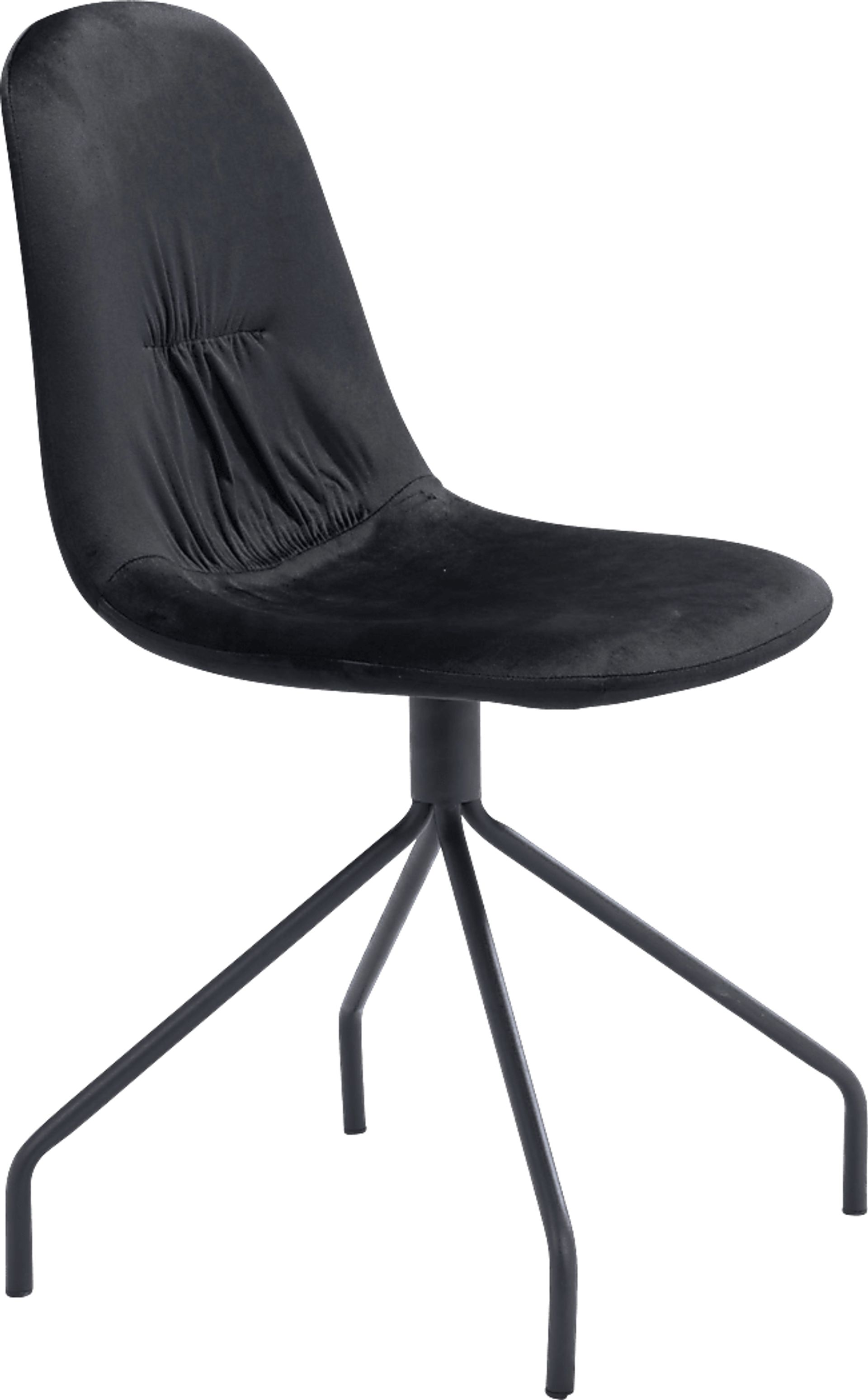 Clotilde Black Side Chair - Image 1