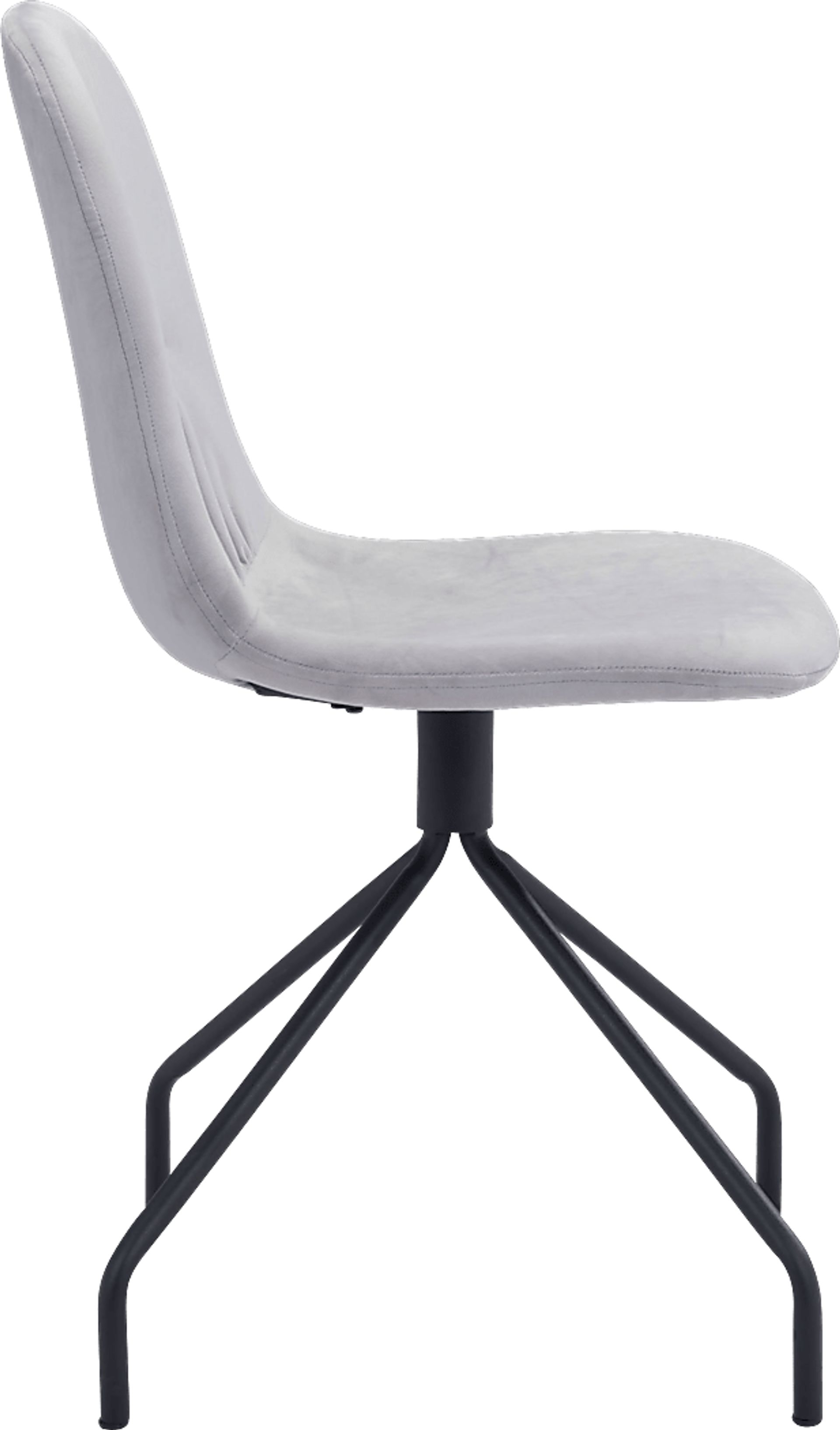 Clotilde Gray Side Chair - Image 2