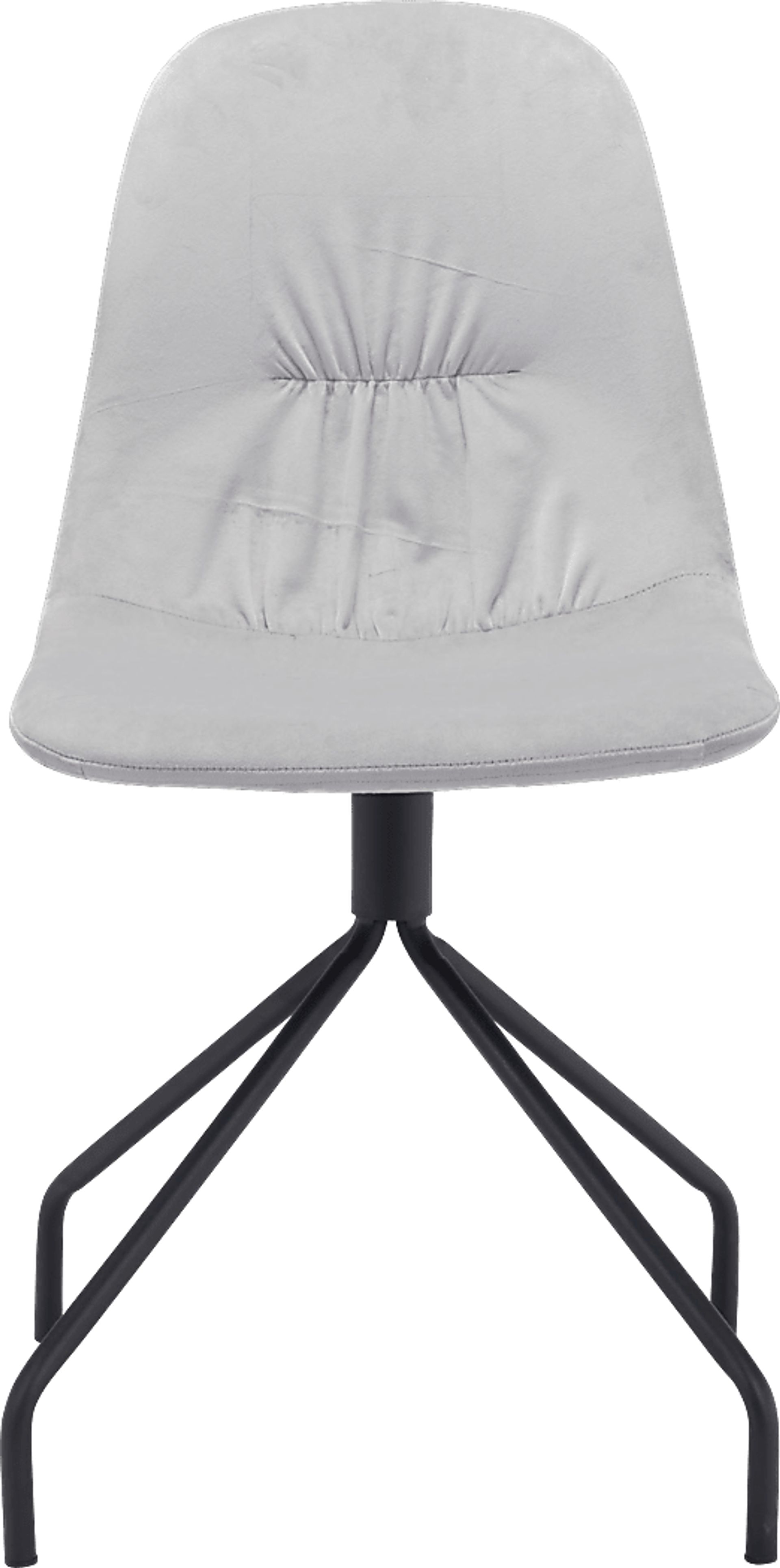 Clotilde Gray Side Chair - Image 3