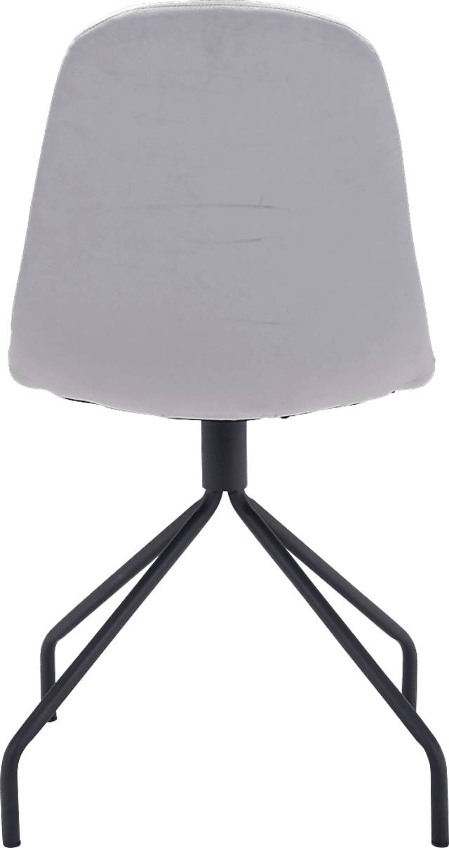 Clotilde Gray Side Chair - Thumbnail - Image 4