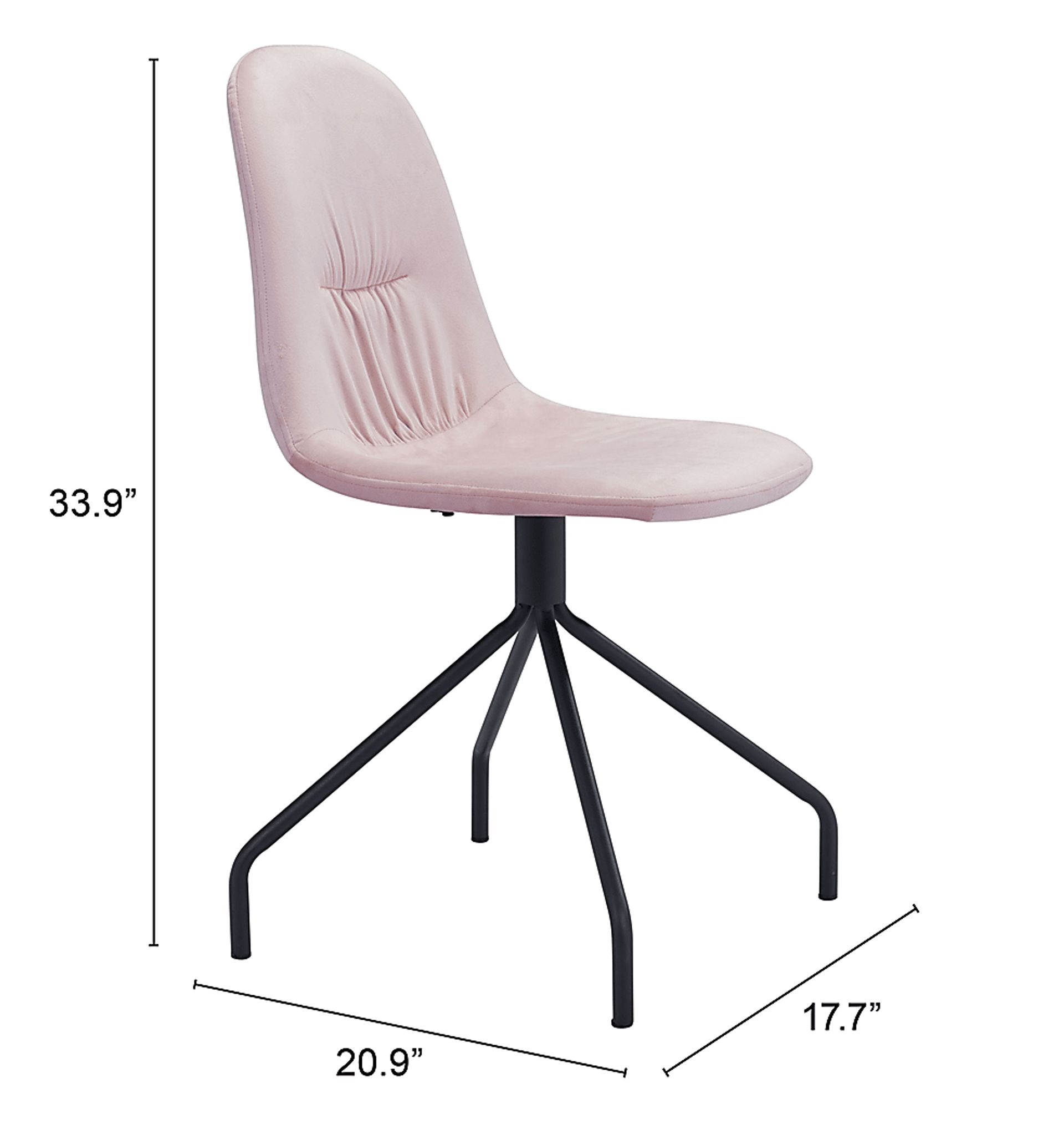 Clotilde Pink Side Chair - Image 7