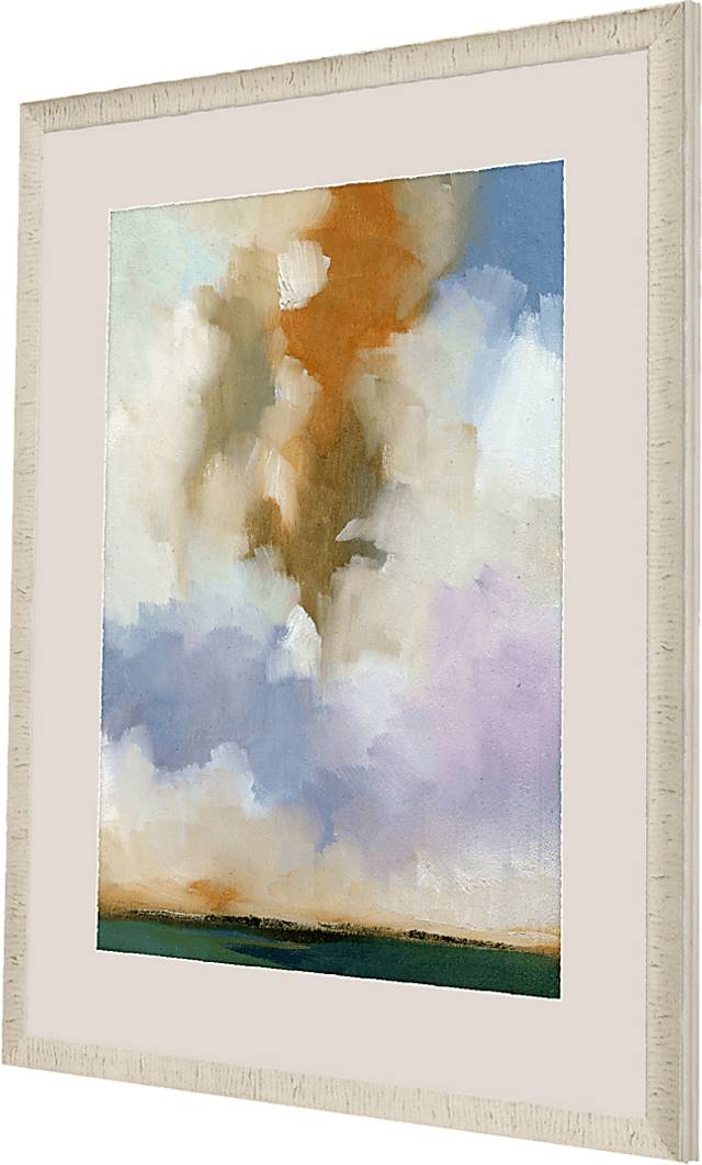 Cloud Viewing I Blue Framed Artwork - Thumbnail - Image 3