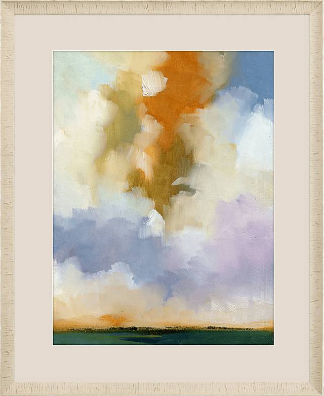 Cloud Viewing I Blue Framed Artwork - Thumbnail - Image 1