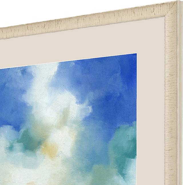 Cloud Viewing II Blue Framed Artwork - Thumbnail - Image 4